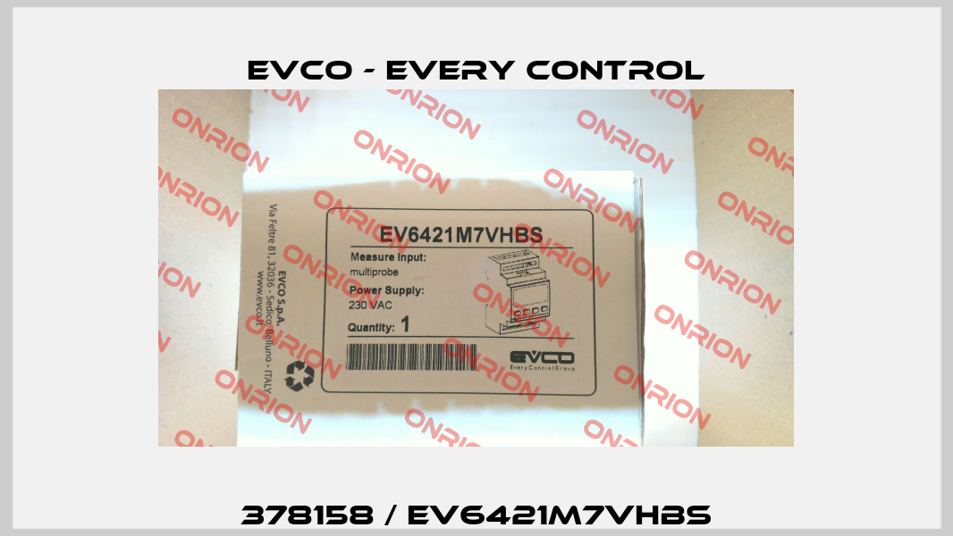 378158 / EV6421M7VHBS EVCO - Every Control