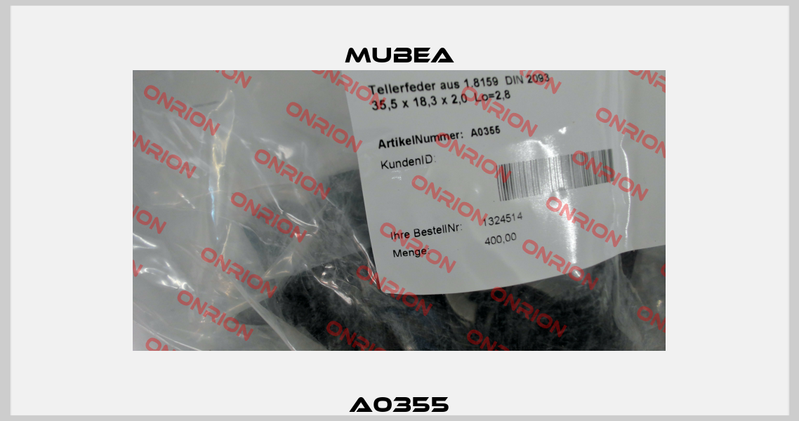 A0355 Mubea