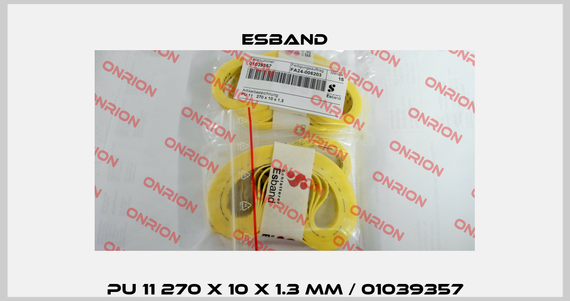PU 11 270 X 10 X 1.3 mm / 01039357 Esband