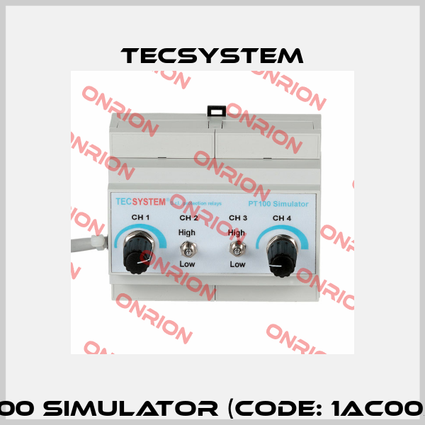 PT100 Simulator (CODE: 1AC0036 ) Tecsystem