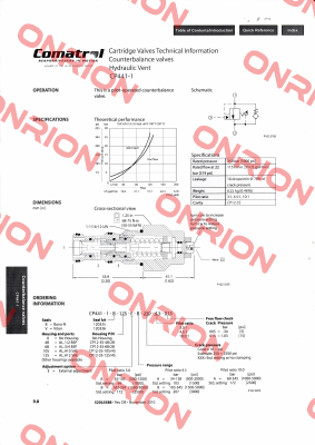 CP441-1-V-0-E-B-150-3.0-015 Comatrol