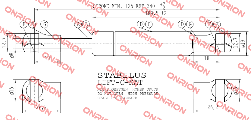 101851/450N Stabilus
