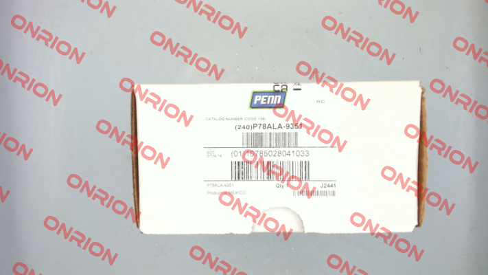 P78ALA-9351 (P78A) 7/16" UNF Johnson Controls