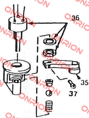 Index 35: Lever arm+bearing Midori
