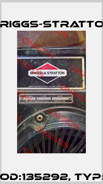 Crankshaft for Mod:135292, Typ:017301;od:9504172D  Briggs-Stratton