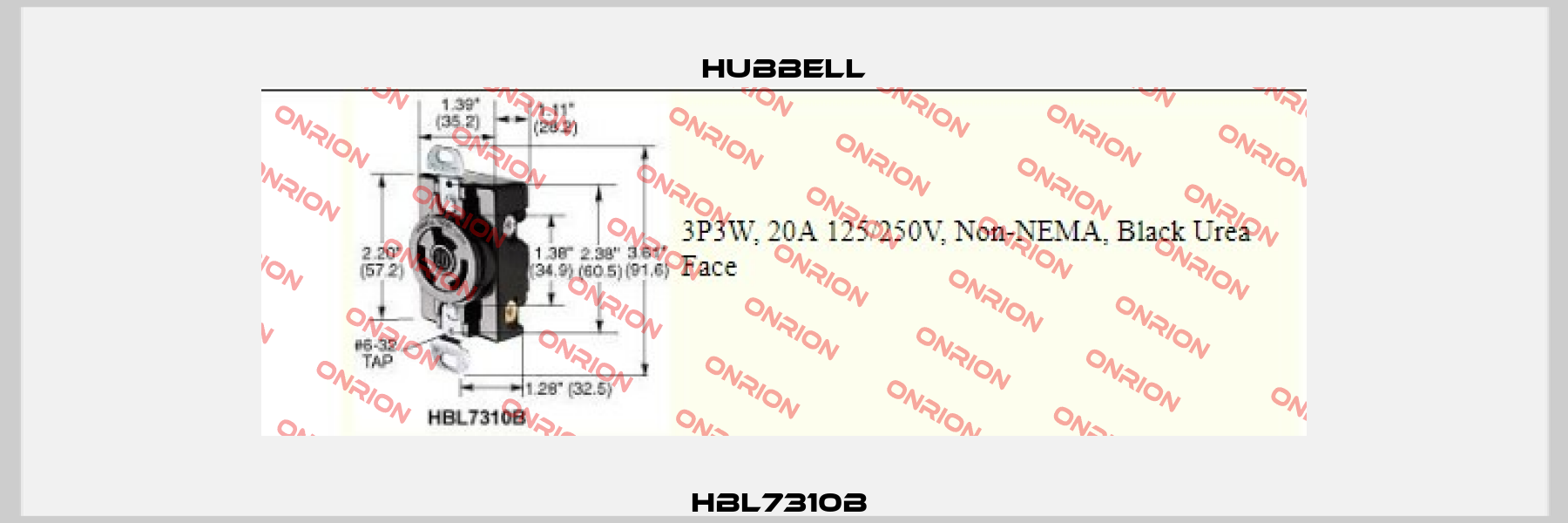 HBL7310B  Hubbell
