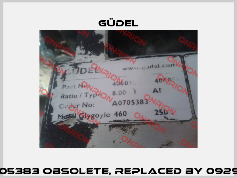 A0705383 obsolete, replaced by 0929106  Güdel