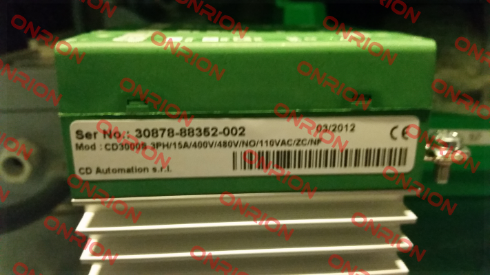 CD3000S-3PH/15A/400V/480V/No/110VAC/ZC/NF  CD AUTOMATION