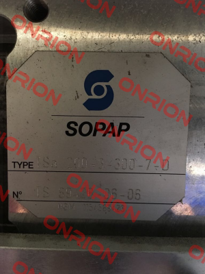 TS 200-3-300-7-D  Sopap