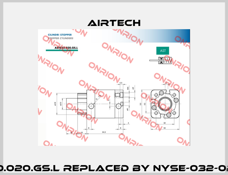 AST030.020.GS.L REPLACED BY NYSE-032-020-280  Airtech