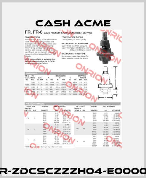 FR-ZDCSCZZZH04-E0000*  Cash Acme