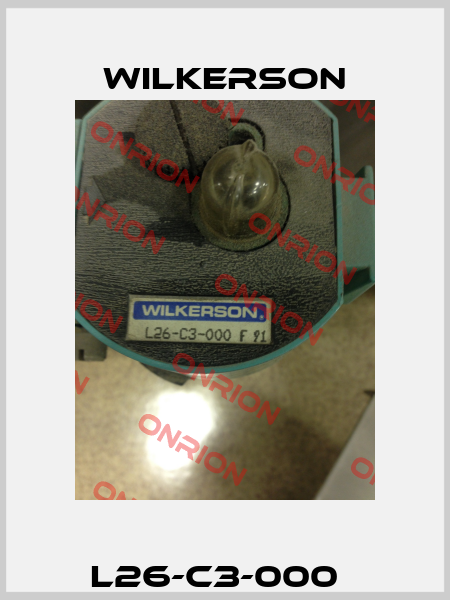 L26-C3-000   Wilkerson