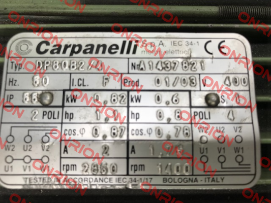 A1437821 OEM  Carpanelli