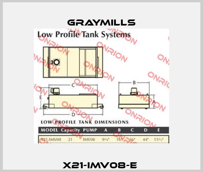 X21-IMV08-E  Graymills