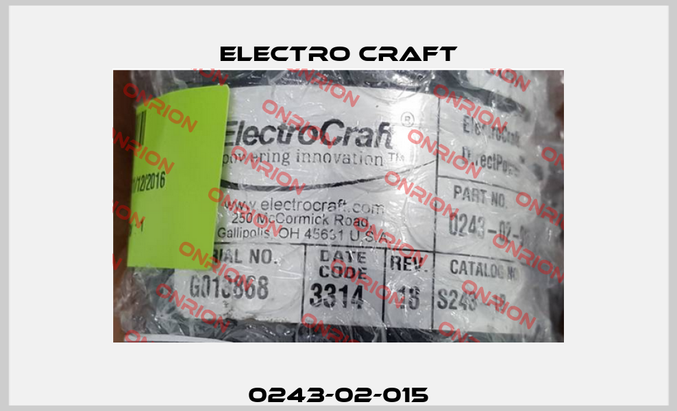 0243-02-015 ElectroCraft