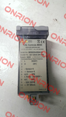 CAL 8000 / SN:80005402410 obsolete  Cal Controls