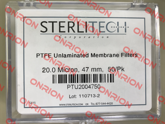 PTU2004750 (pack 1x50)  Sterlitech