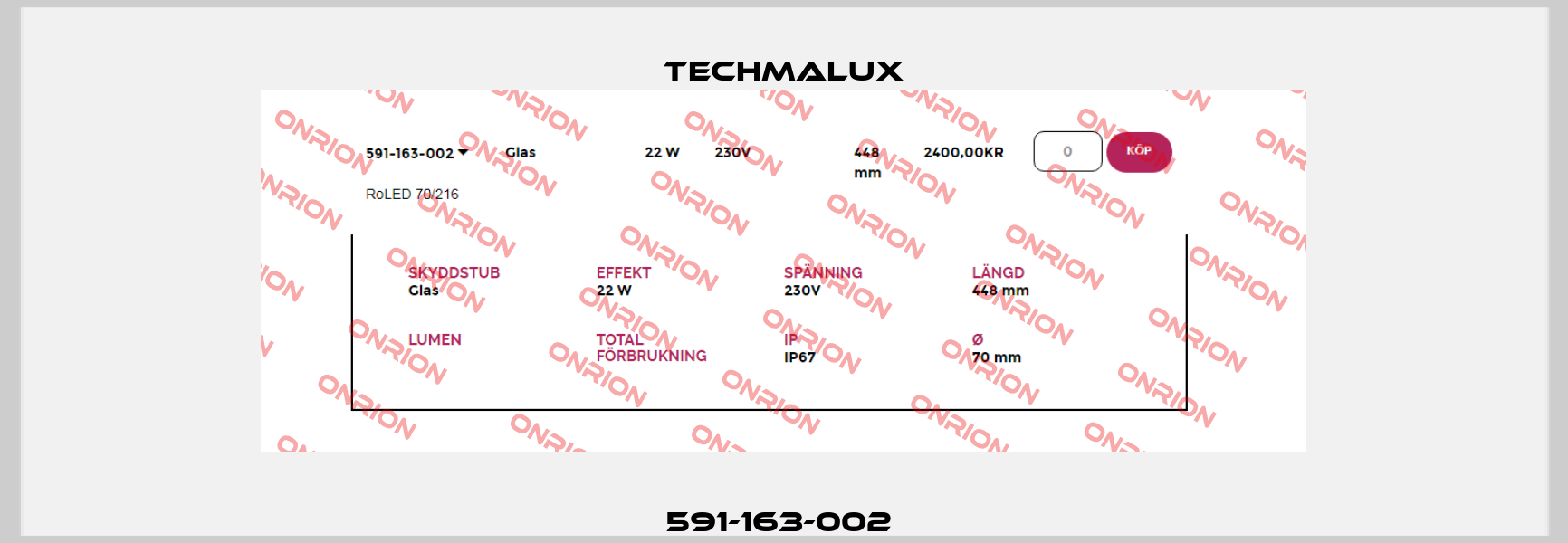 591-163-002  Techmalux