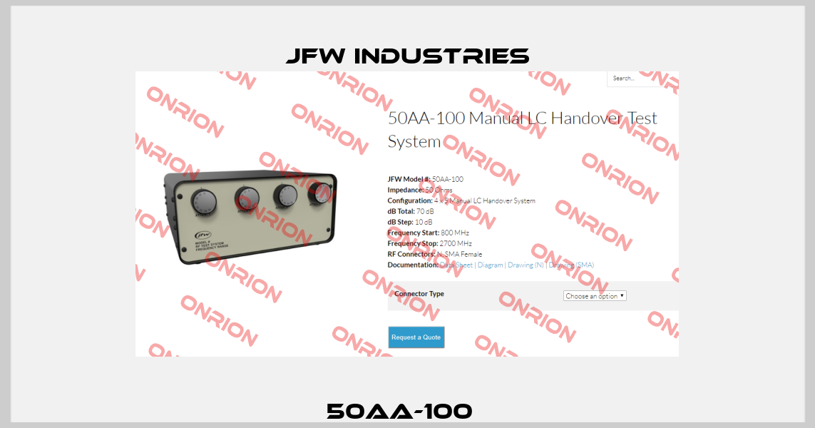 50AA-100   JFW Industries