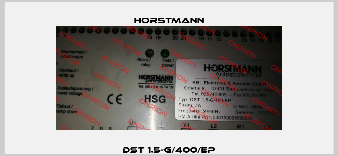 DST 1.5-G/400/EP Horstmann