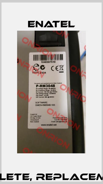 P-RM3048 obsolete, replacement RM 3048HE  Enatel
