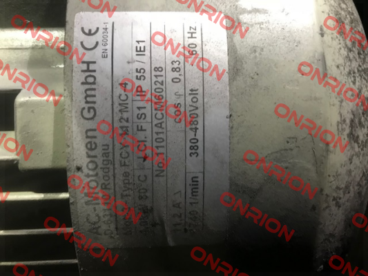FCY 112 MC-4 not available, replacement FCA 112 M-4/PHE  AC Motoren