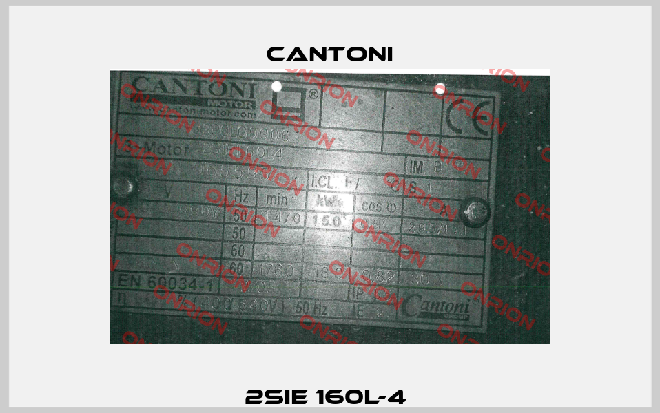 2SIE 160L-4  Cantoni