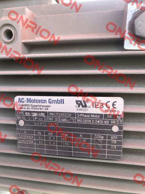 FCPA 132MB-6/PBE  AC Motoren