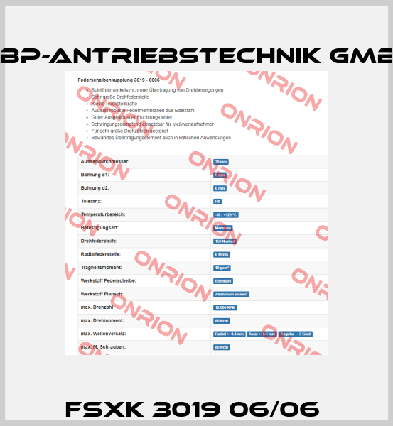 FSXK 3019 06/06  ABP-Antriebstechnik GmbH