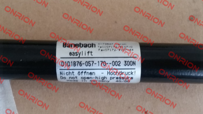 D1D1B76-057-170--002/300N Bansbach