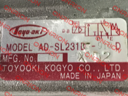 AD-SL231D-916 D JTEKT FLUID POWER SYSTEMS CORPORATION (ex. Toyooki)