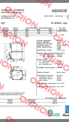 3AR3-10T obsolete, replacement RVA7AB3D Tecumseh