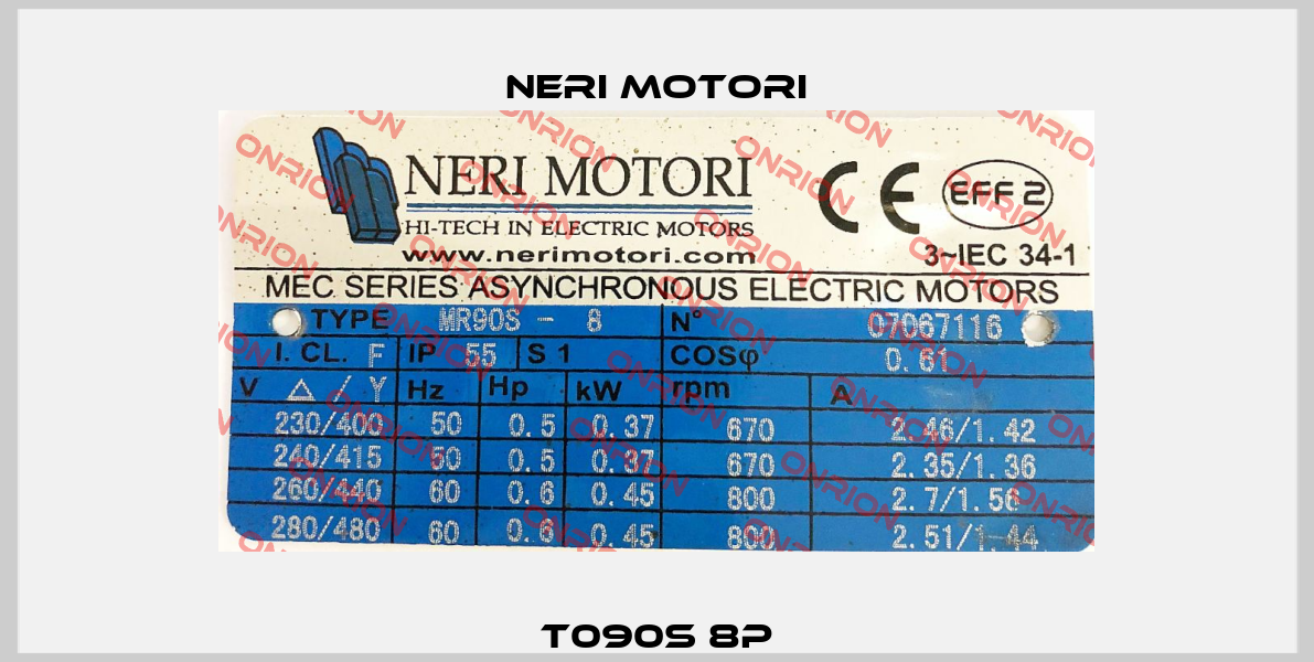 T090S 8P Neri Motori