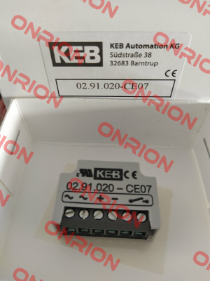02.91.020-CE07 KEB