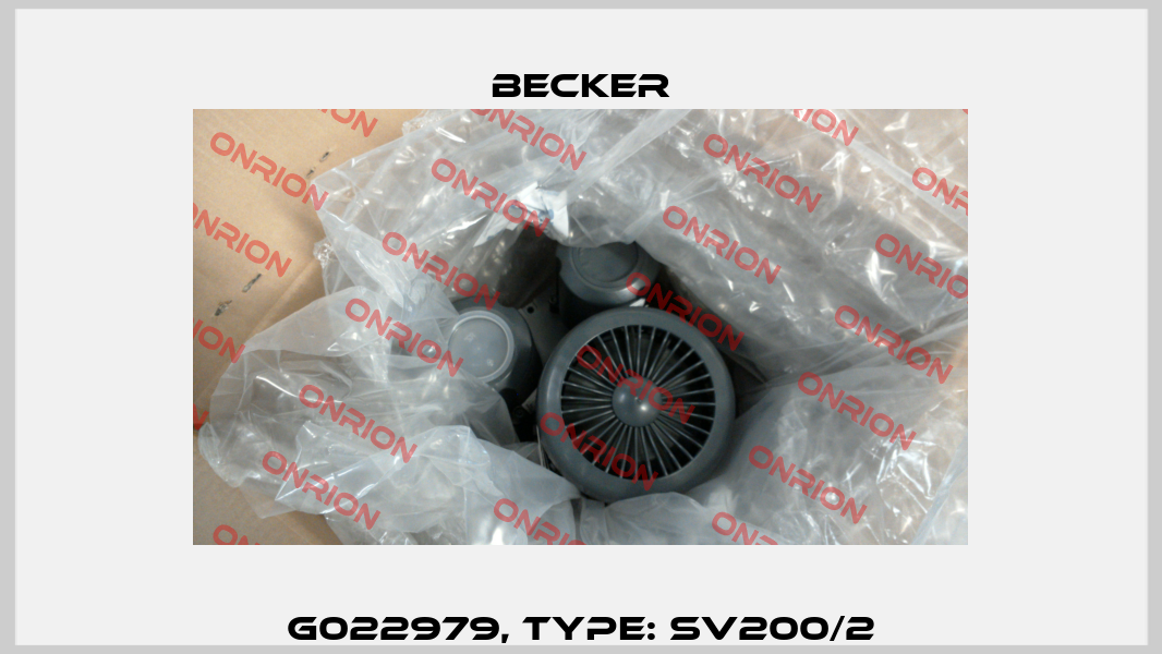 G022979, Type: SV200/2 Becker