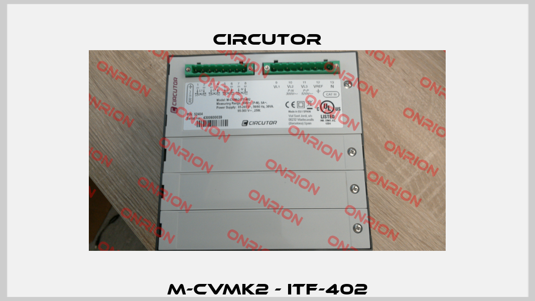 M-CVMk2 - ITF-402 Circutor