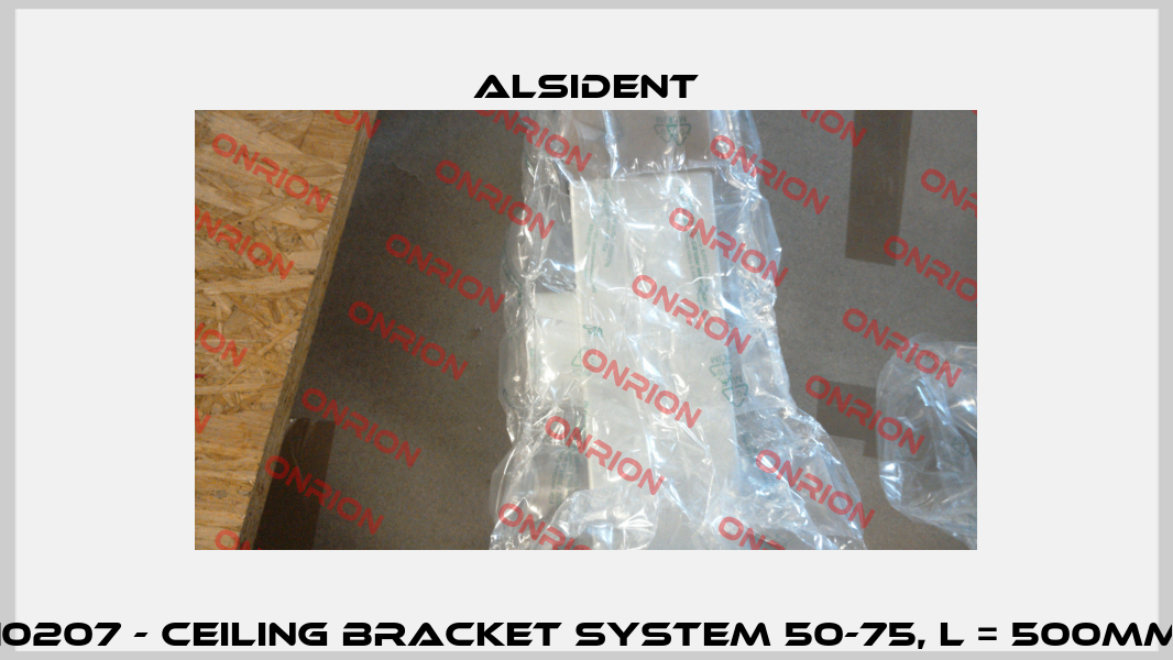 10207 - Ceiling bracket system 50-75, L = 500mm Alsident