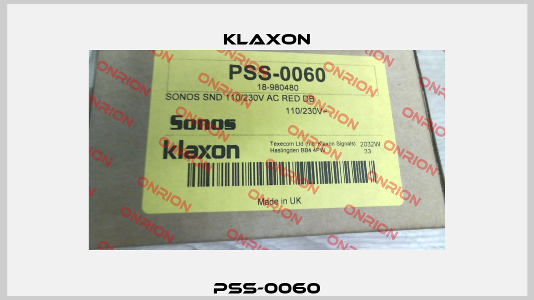 PSS-0060 Klaxon