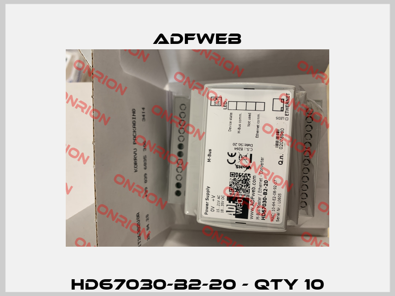 HD67030-B2-20 - Qty 10 ADFweb