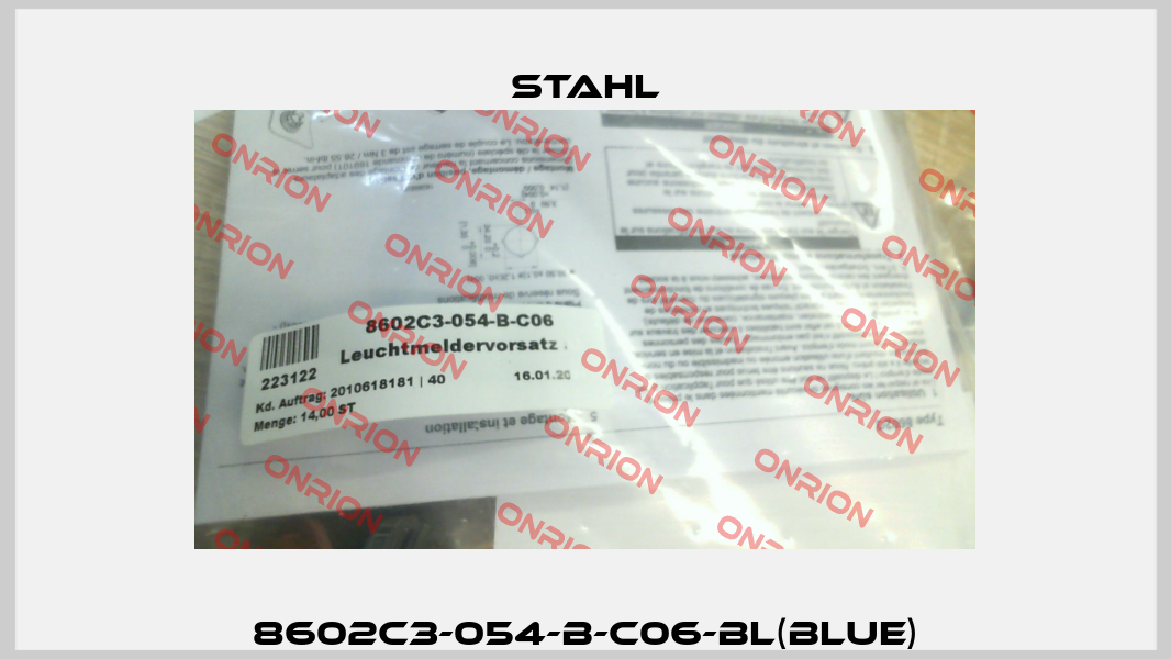 8602C3-054-B-C06-bl(blue) Stahl