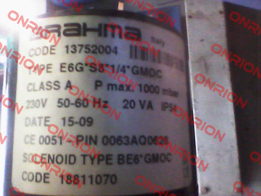 E6G*S8 R1/4" B/BE6*GMOC (81.00110) (stock) Brahma