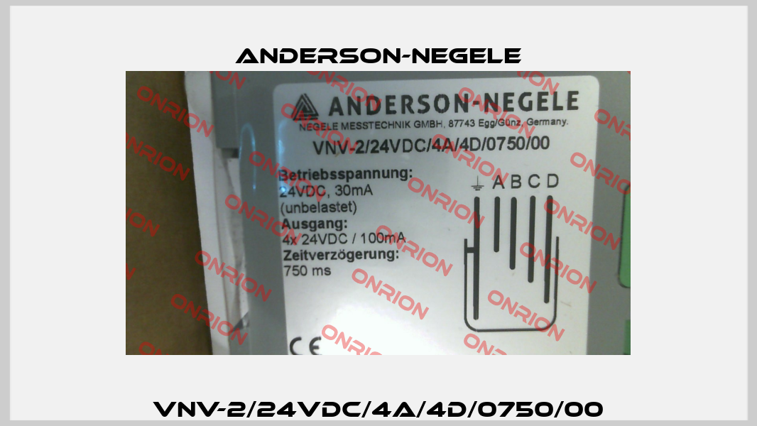 VNV-2/24VDC/4A/4D/0750/00 Anderson-Negele