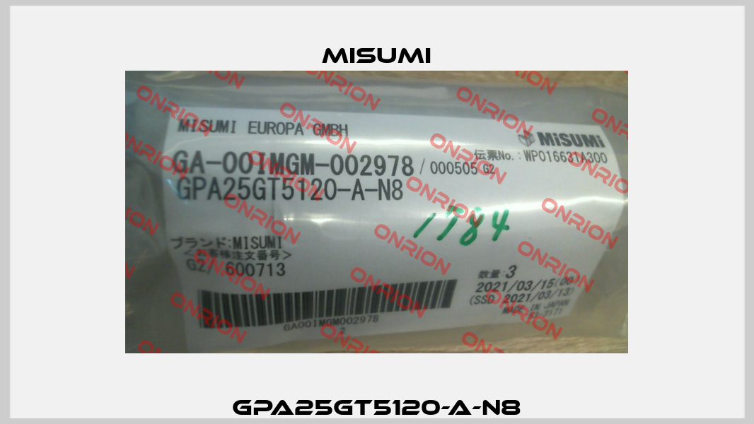 GPA25GT5120-A-N8 Misumi