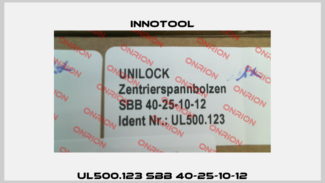 UL500.123 SBB 40-25-10-12 INNOTOOL