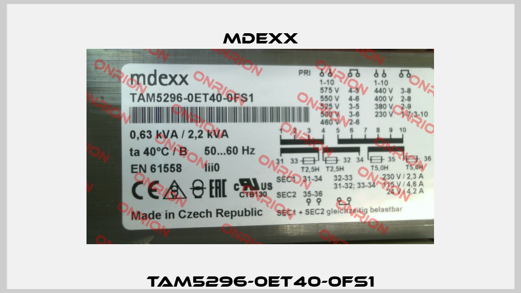 TAM5296-0ET40-0FS1 Mdexx