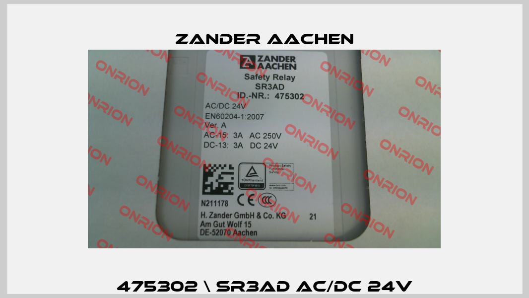 475302 \ SR3AD AC/DC 24V ZANDER AACHEN