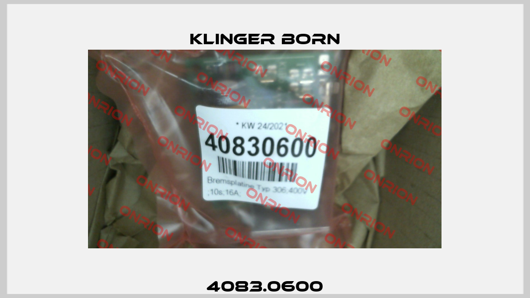 4083.0600 Klinger Born
