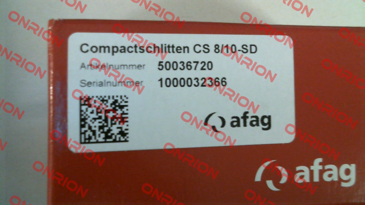 CS 8/10-SD  /  50036720 Afag