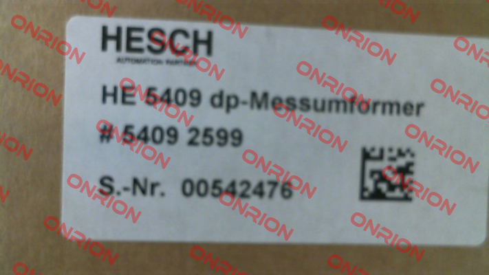 HE 5409 (5409 2599) Hesch Automation