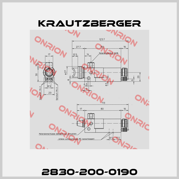 2830-200-0190 Krautzberger